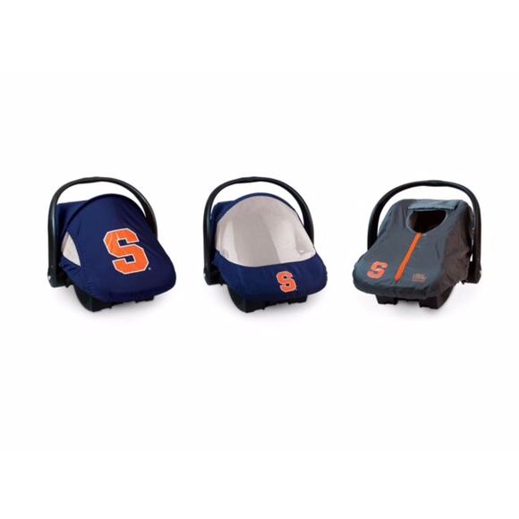Syracuse University NCAA Cozy Cover Combo Pack Sun/Bug & Lightweight Car Seat - Picture 1 of 4